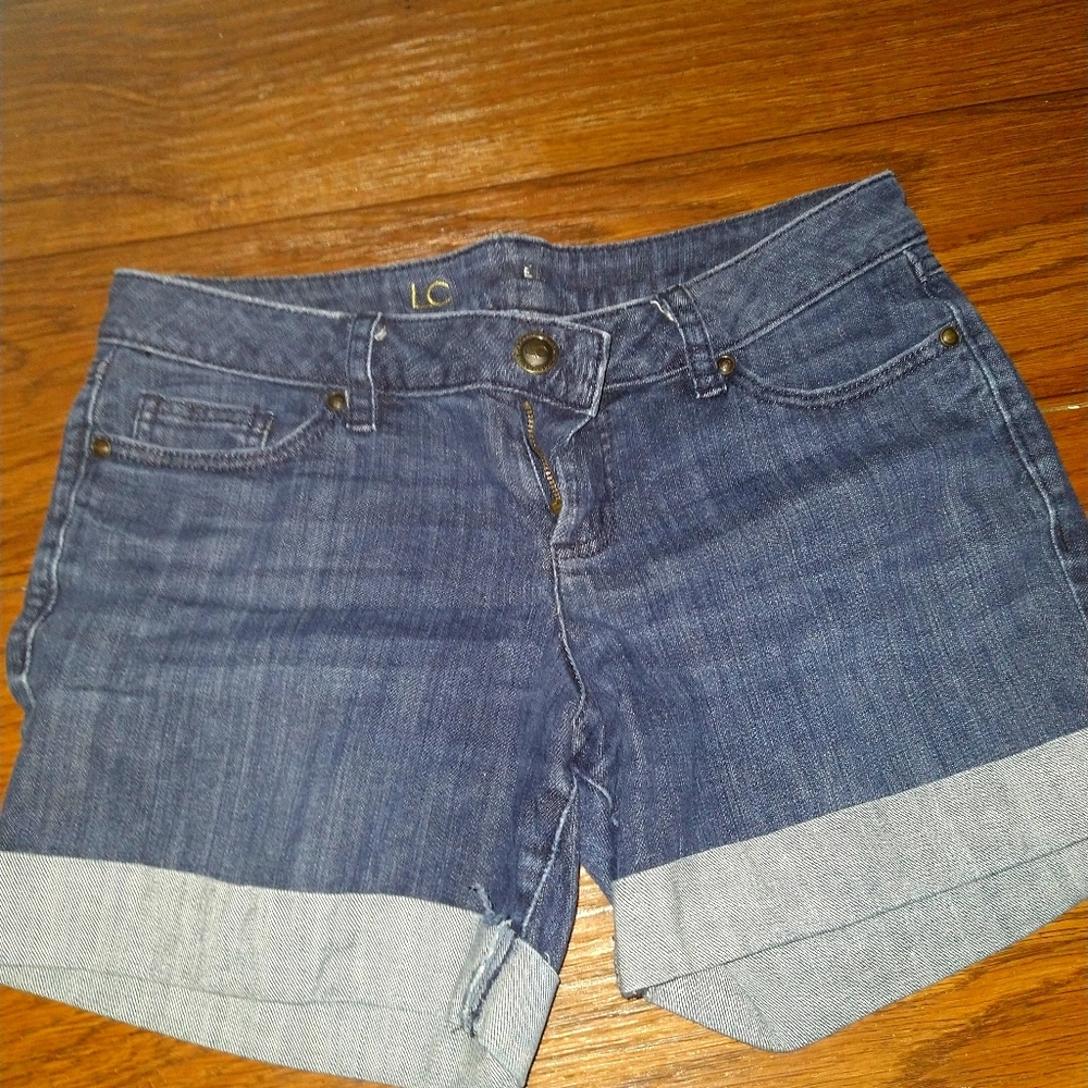 Blue jean shorts